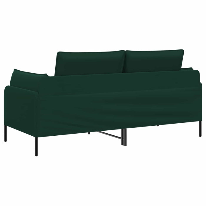 Canapea cu 2 locuri 2-Locuri Verde închis 188 x 81 x 89 cm WALTI