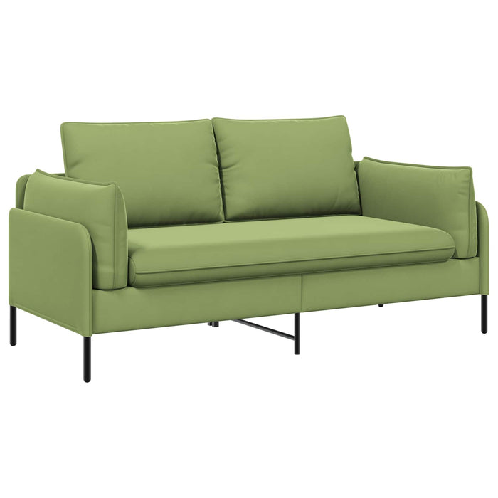 Canapea cu 2 locuri 2-Locuri Verde deschis 188 x 81 x 89 cm WALTI