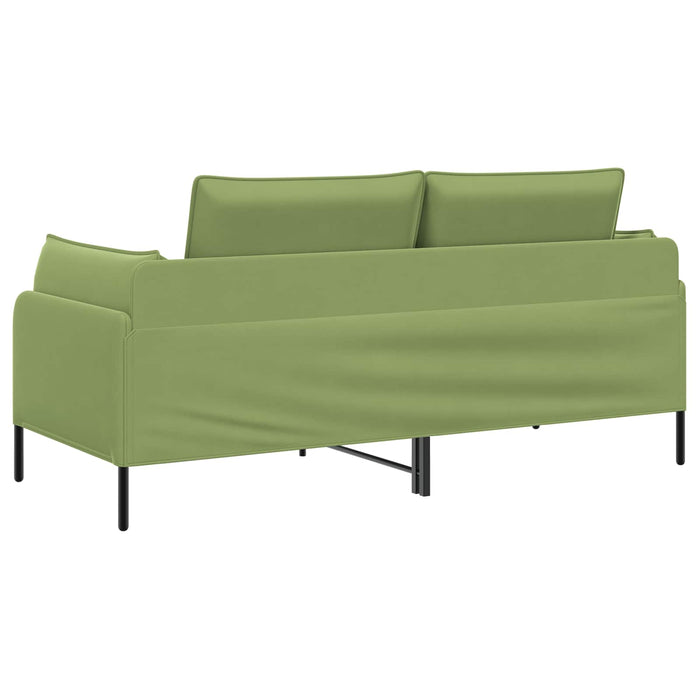 Canapea cu 2 locuri 2-Locuri Verde deschis 188 x 81 x 89 cm WALTI