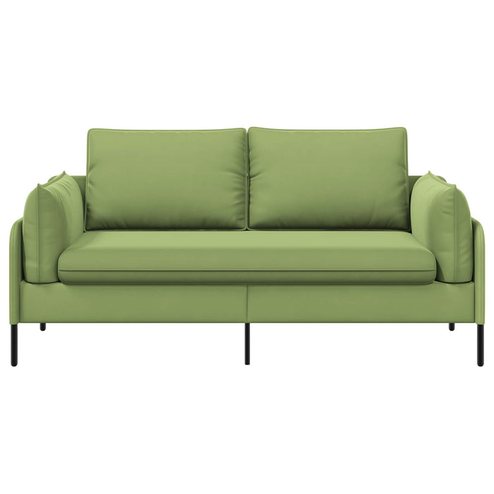 Canapea cu 2 locuri 2-Locuri Verde deschis 188 x 81 x 89 cm WALTI