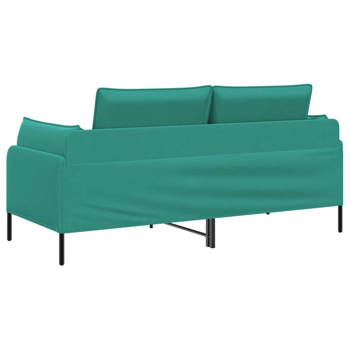 Canapea cu 2 locuri 2-Locuri Turcoaz 188 x 81 x 89 cm Catifea WALTI