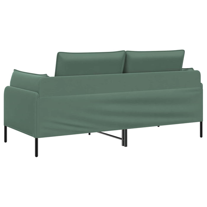 Canapea cu 2 locuri Verde Mării 188 x 81 x 89 cm Catifea WALTI