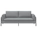 Sofa cu 3 locuri Gri deschis 222 x 81 x 89 cm Țesătură - WALTI WALTI