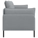 Sofa cu 3 locuri Gri deschis 222 x 81 x 89 cm Țesătură - WALTI WALTI