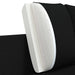 Sofa cu 3 locuri Negru 222 x 81 x 89 cm Țesătură - WALTI WALTI