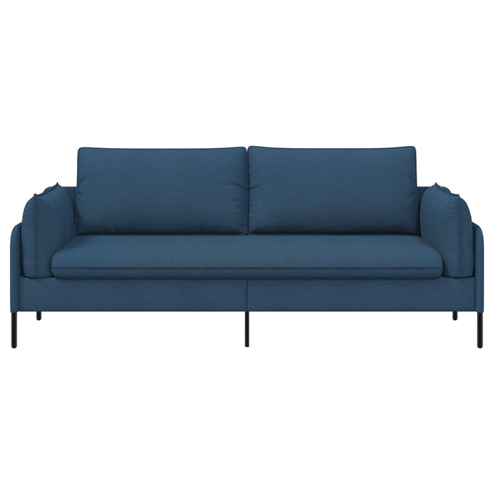 Sofa cu 3 locuri albastru 222 x 81 x 89 cm Țesătură WALTI