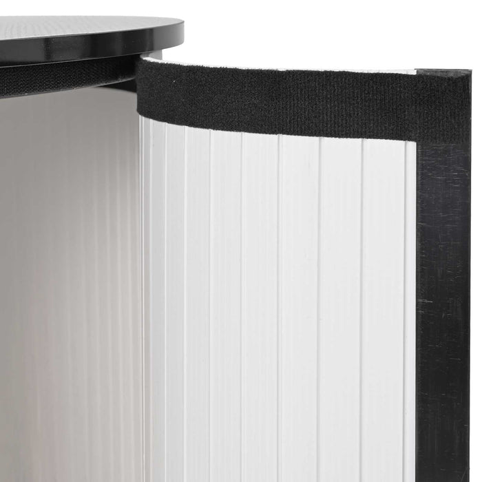 Stand expozițional Negru și Alb Ø 60 x 93 cm WALTI