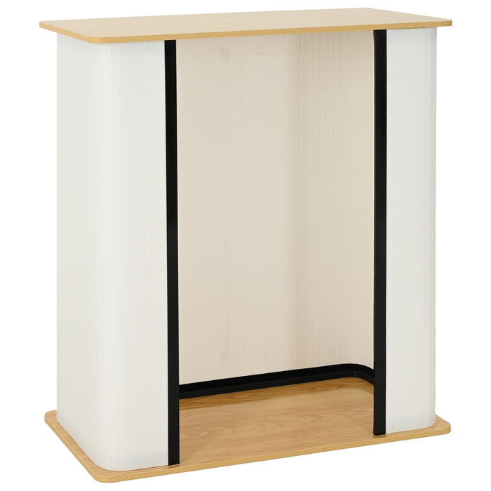 Stand expozițional Maro deschis și alb 80 x 40 x 93 cm WALTI