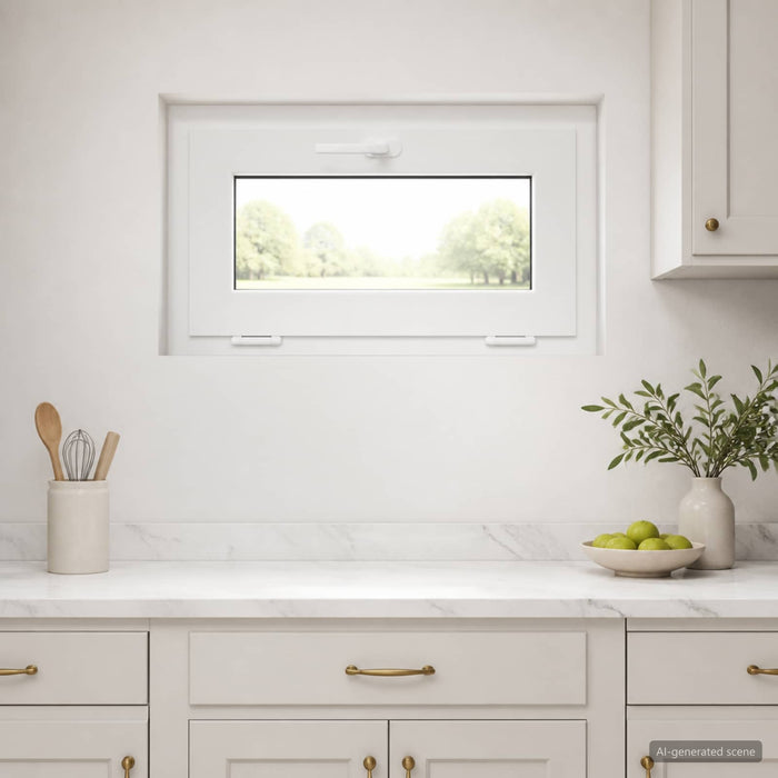 Fereastră de subsol culoare internă albă RISOR 70 x 45 cm WALTI