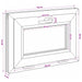 Fereastră de subsol culoare internă albă RISOR 65 x 45 cm - WALTI WALTI