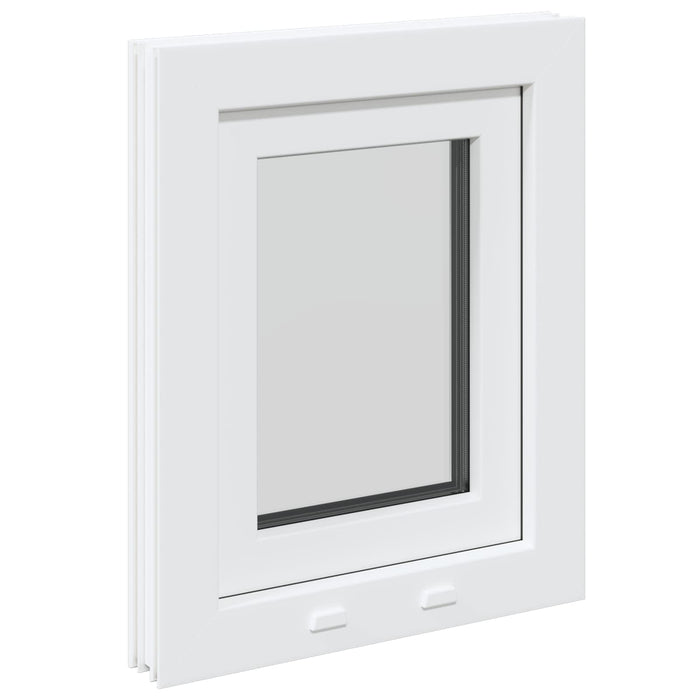 Fereastră pentru subsol RISOR 40 x 50 cm PVC și Sticlă WALTI