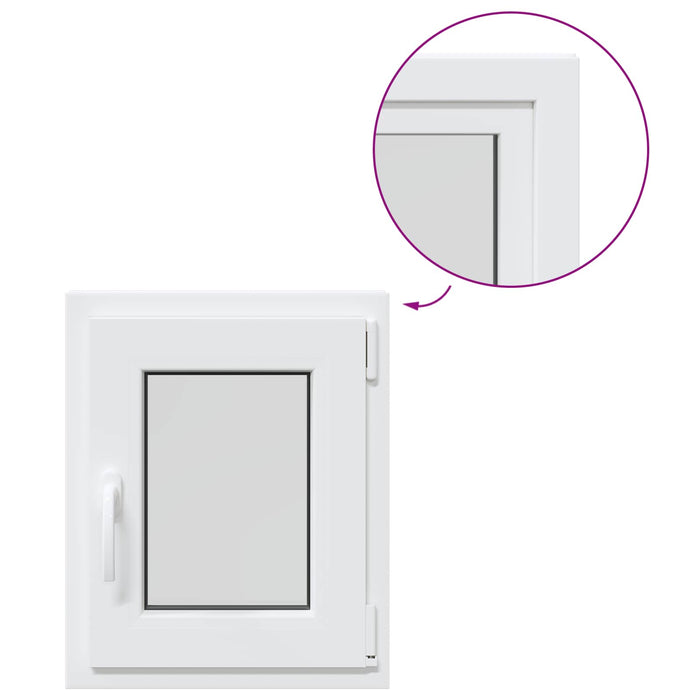 Fereastră pentru subsol RISOR 40 x 50 cm PVC și Sticlă WALTI