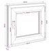 Fereastră pentru subsol RISOR 60 x 50 cm PVC și Sticlă - WALTI WALTI