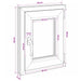 Fereastră pentru subsol RISOR 50 x 55 cm PVC și Sticlă - WALTI WALTI