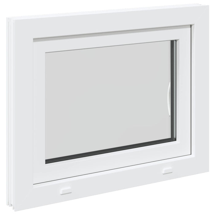 Fereastră pentru subsol RISOR 50 x 55 cm PVC și Sticlă WALTI