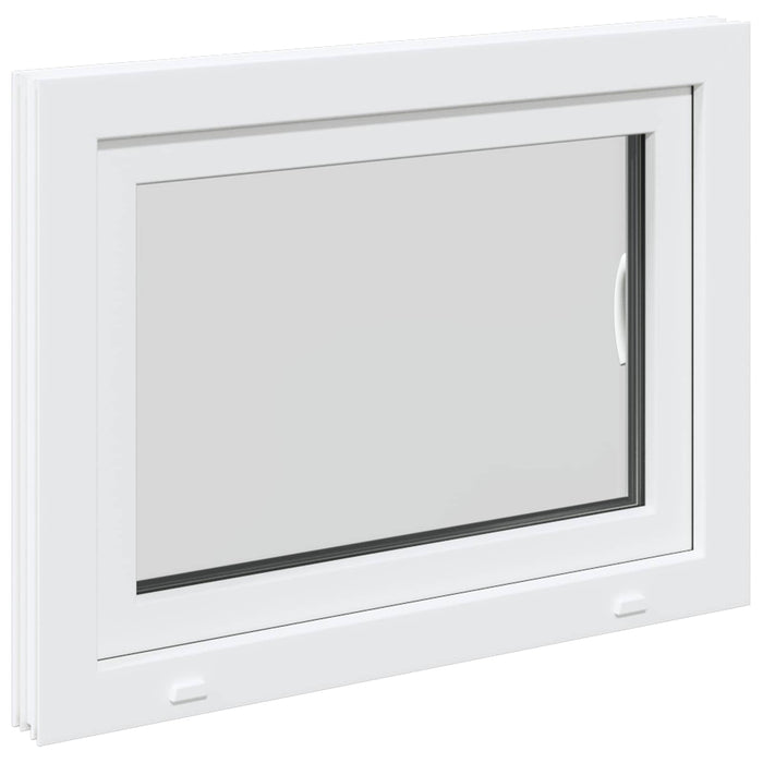 Fereastră pentru subsol RISOR 80 x 55 cm PVC și Sticlă WALTI