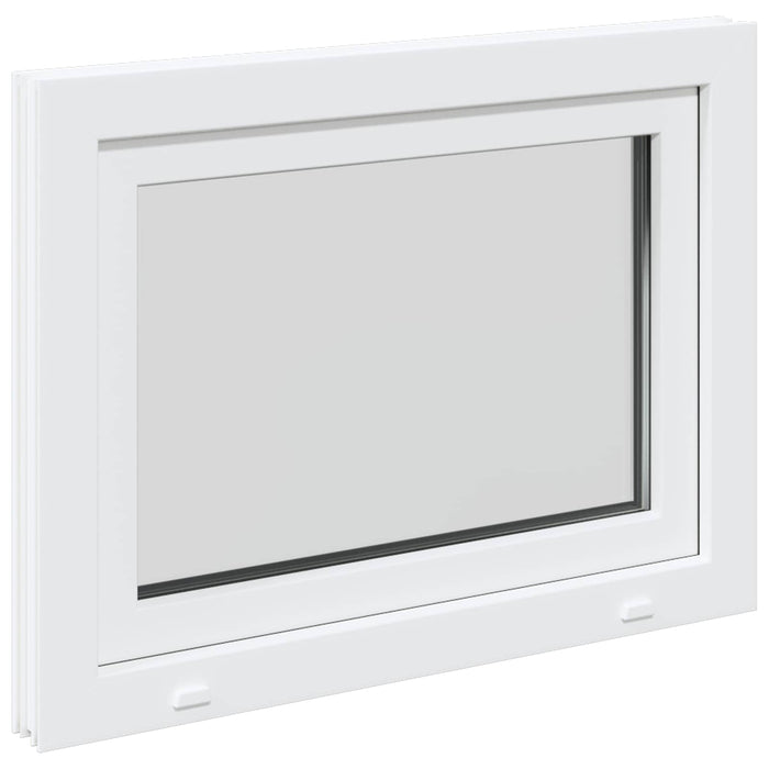 Fereastră pentru subsol RISOR 80 x 55 cm PVC și Sticlă WALTI