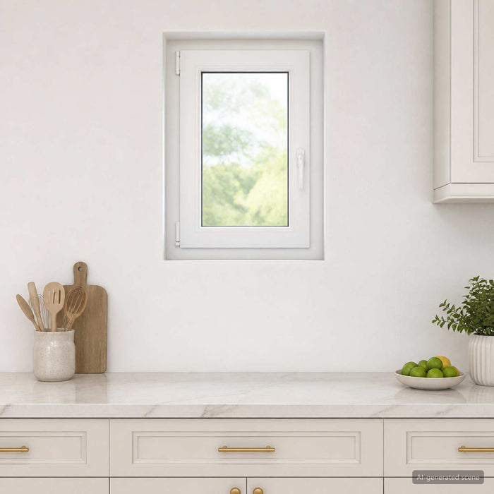 Fereastră de subsol culoare internă albă RISOR 60 x 70 cm WALTI