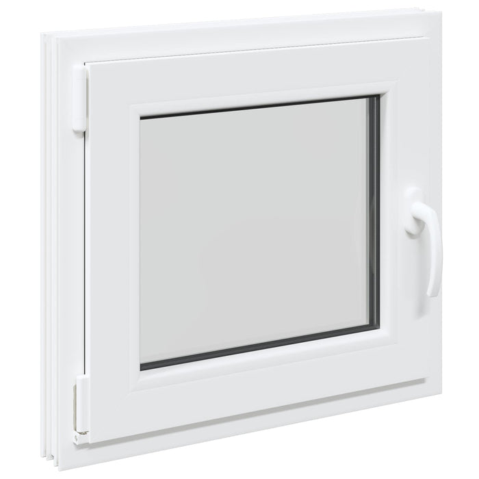 Fereastră pentru subsol RISOR 55 x 50 cm PVC și Sticlă - WALTI WALTI