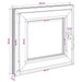 Fereastră pentru subsol RISOR 55 x 50 cm PVC și Sticlă - WALTI WALTI
