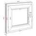 Fereastră pentru subsol RISOR 60 x 50 cm PVC și Sticlă - WALTI WALTI