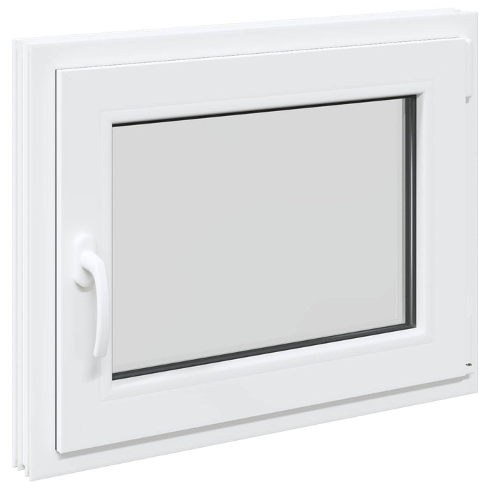 Fereastră pentru subsol RISOR 50 x 55 cm PVC și Sticlă WALTI