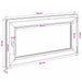 Fereastră pentru subsol RISOR 110 x 55 cm PVC și Sticlă - WALTI WALTI