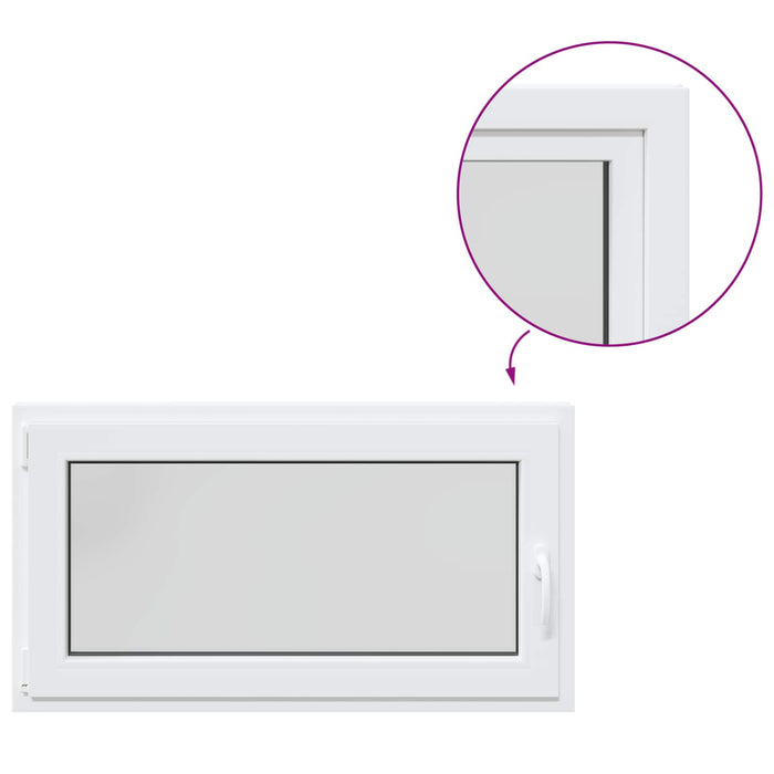 Fereastră pentru subsol RISOR 110 x 55 cm PVC și Sticlă - WALTI WALTI