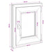 Fereastră pentru subsol RISOR 50 x 60 cm PVC și Sticlă - WALTI WALTI