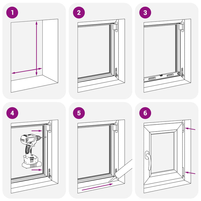 Fereastră pentru subsol RISOR 50 x 60 cm PVC și Sticlă WALTI