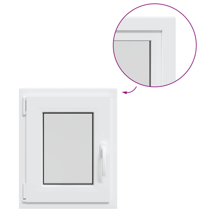 Fereastră pentru subsol RISOR 50 x 60 cm PVC și Sticlă WALTI