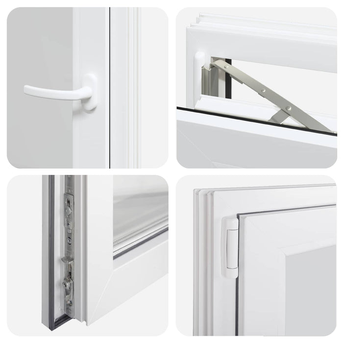 Fereastră pentru subsol RISOR 40 x 70 cm PVC și Sticlă WALTI
