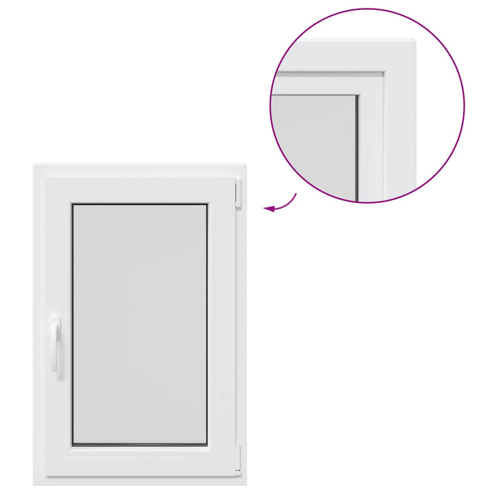 Fereastră de subsol culoare internă albă RISOR 50 x 100 cm WALTI