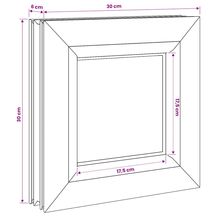 Fereastră pentru Beciu RISOR 30 x 30 cm PVC și Sticlă WALTI