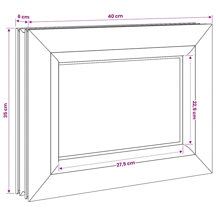 Fereastră pentru Beciu RISOR 40 x 35 cm PVC și Sticlă - WALTI WALTI