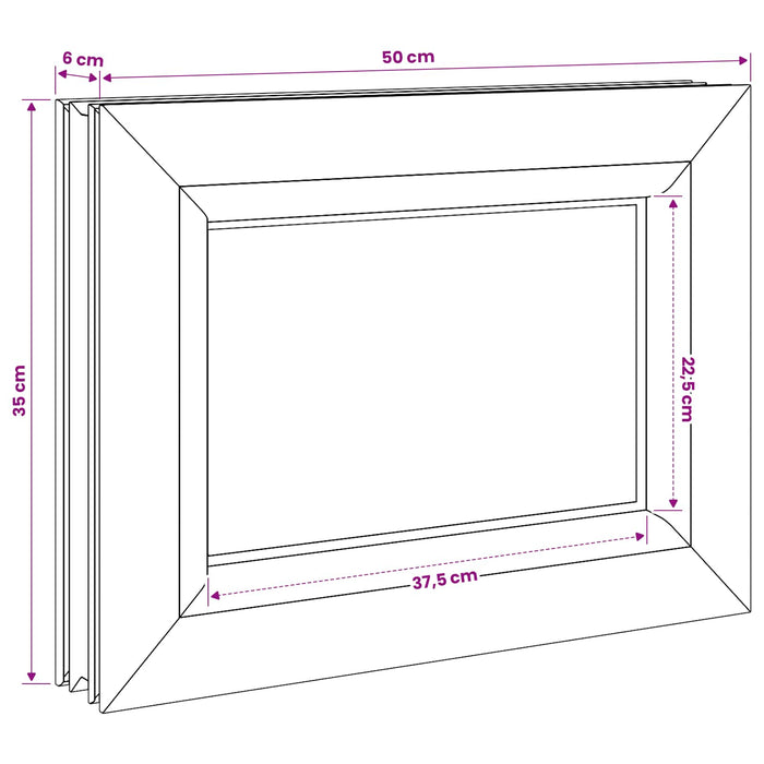 Fereastră pentru Beciu RISOR 50 x 35 cm PVC și Sticlă - WALTI WALTI