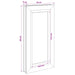 Fereastră pentru Beciu RISOR 35 x 80 cm PVC și Sticlă - WALTI WALTI