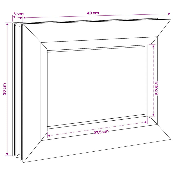 Fereastră de pivniță culoare internă albă RISOR 40 x 30 cm WALTI
