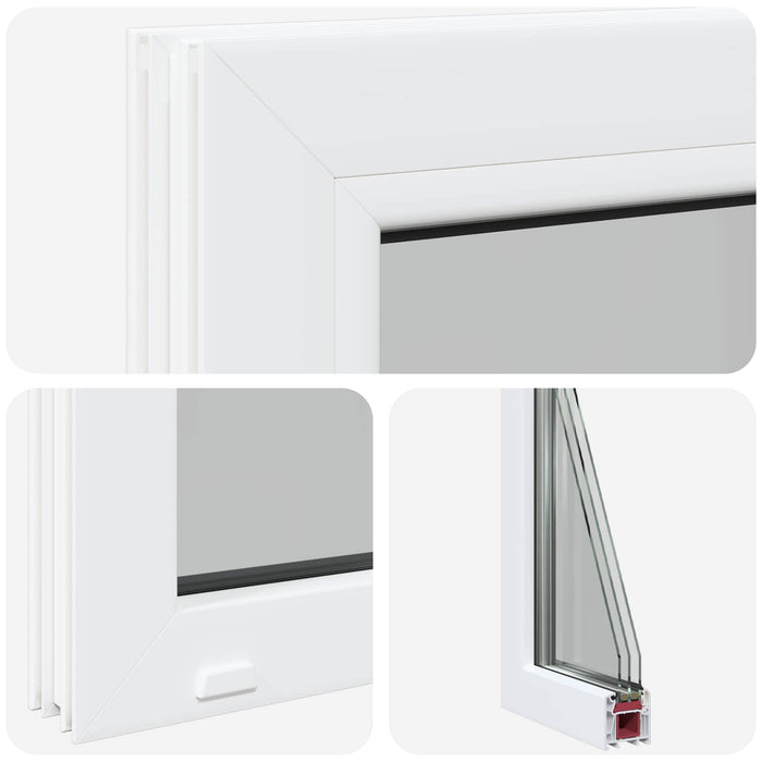 Fereastră pentru Beciu RISOR 35 x 45 cm PVC și Sticlă WALTI