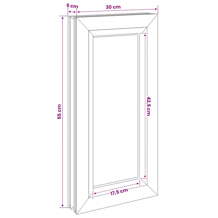 Fereastră pentru Beciu RISOR 30 x 55 cm PVC și Sticlă - WALTI WALTI