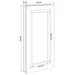 Fereastră pentru Beciu RISOR 30 x 55 cm PVC și Sticlă - WALTI WALTI