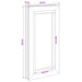 Fereastră pentru Beciu RISOR 35 x 55 cm PVC și Sticlă - WALTI WALTI