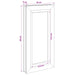 Fereastră pentru Beciu RISOR 30 x 80 cm PVC și Sticlă - WALTI WALTI