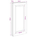Fereastră pentru Beciu RISOR 35 x 70 cm PVC și Sticlă - WALTI WALTI