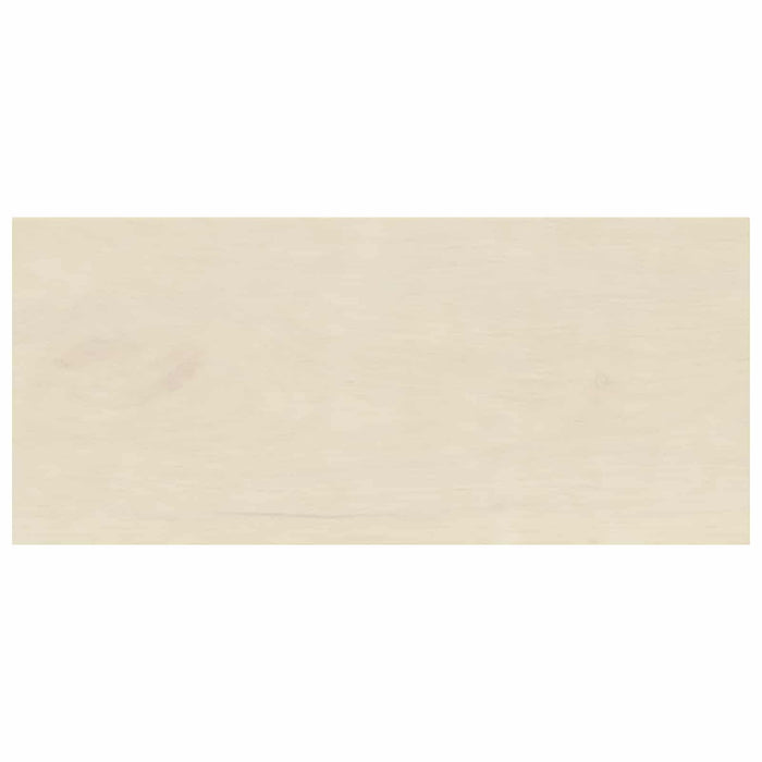 Pervazuri 2 buc. Alb 90 x 40 x 2 cm Lemn de stejar masiv WALTI