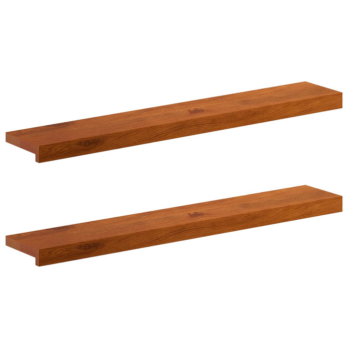 Pervazuri 2 buc. Maro 90 x 20 x 2 cm Lemn de stejar masiv WALTI