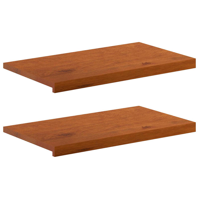 Pervazuri 2 buc. Maro 70 x 30 x 2 cm Lemn de stejar masiv WALTI