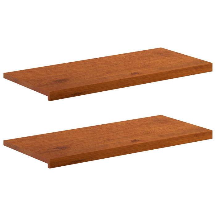 Pervazuri 2 buc. Maro 100 x 40 x 2 cm Lemn de stejar masiv WALTI