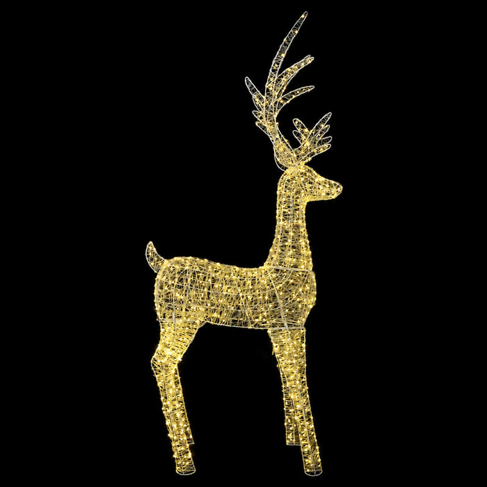 Ren de Crăciun LED tip figurină 1000 LED-uri Alb cald WALTI