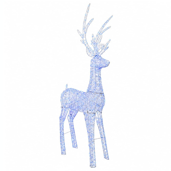 Ren de Crăciun LED tip figurină 1000 LED-uri Albastru WALTI